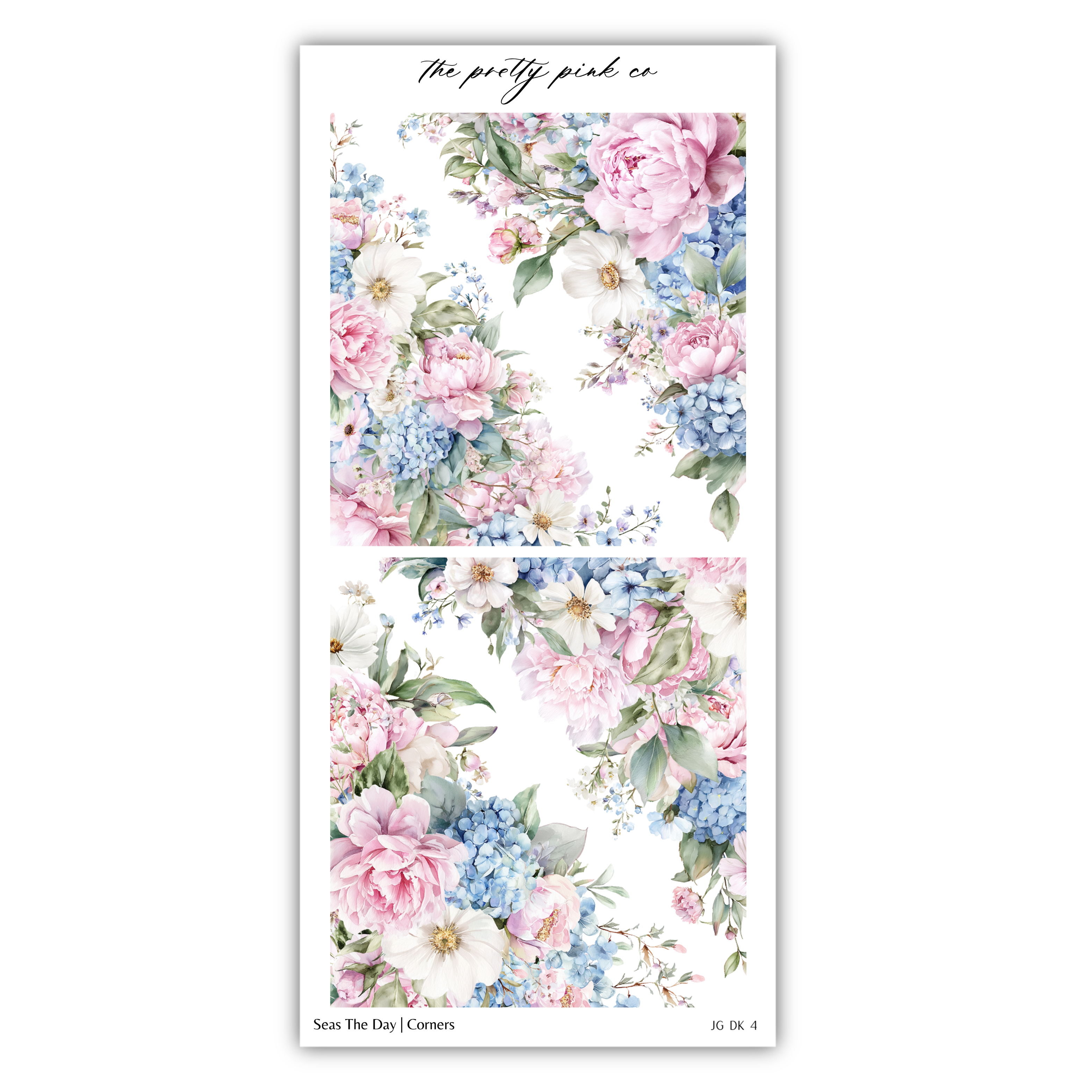 The image is a collage of two floral images, each featuring a variety of colorful flowers such as pink, blue, and white flowers, along with green leaves. The images are arranged side by side, creating a visually appealing and harmonious composition.