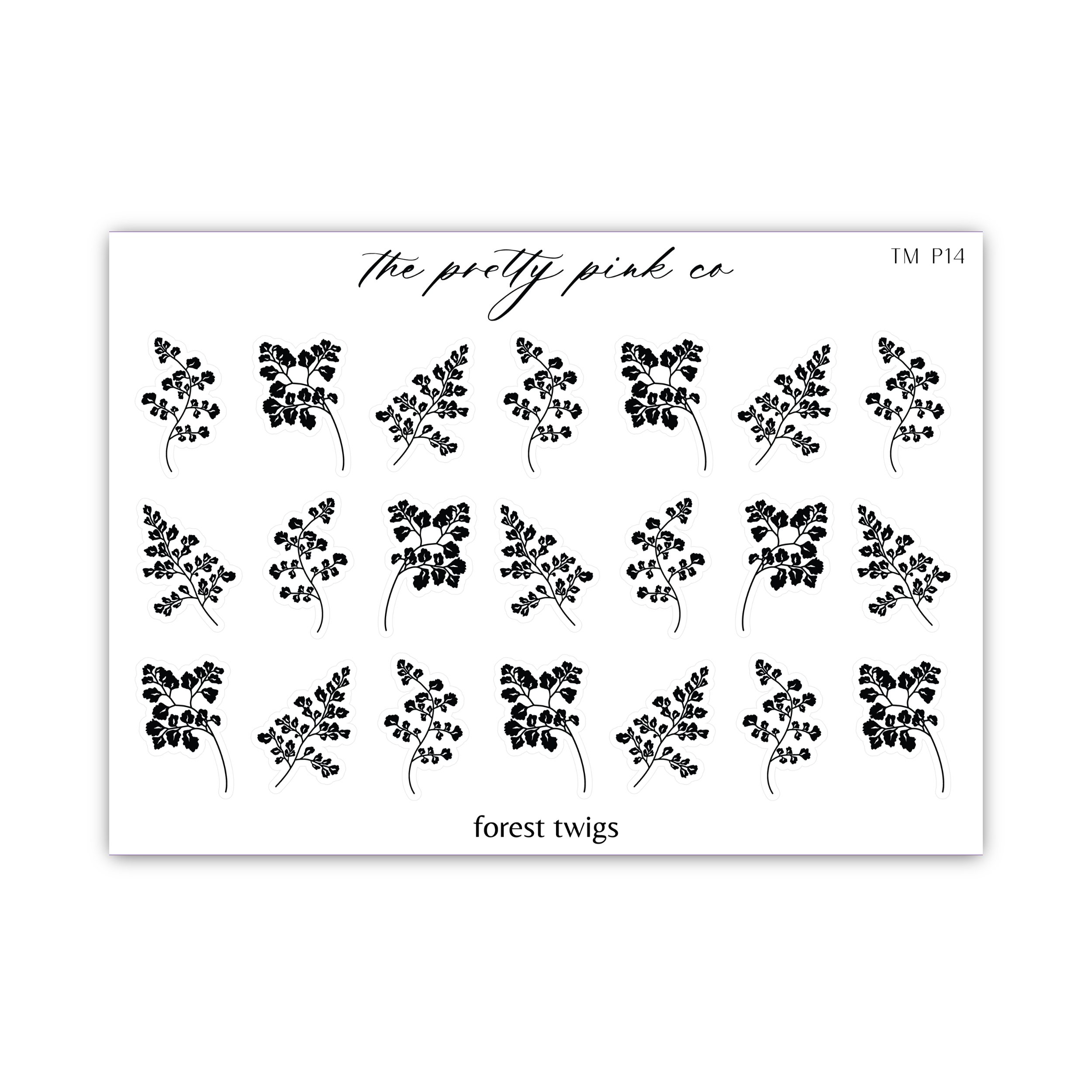 a sheet of black and white flowers on a white background