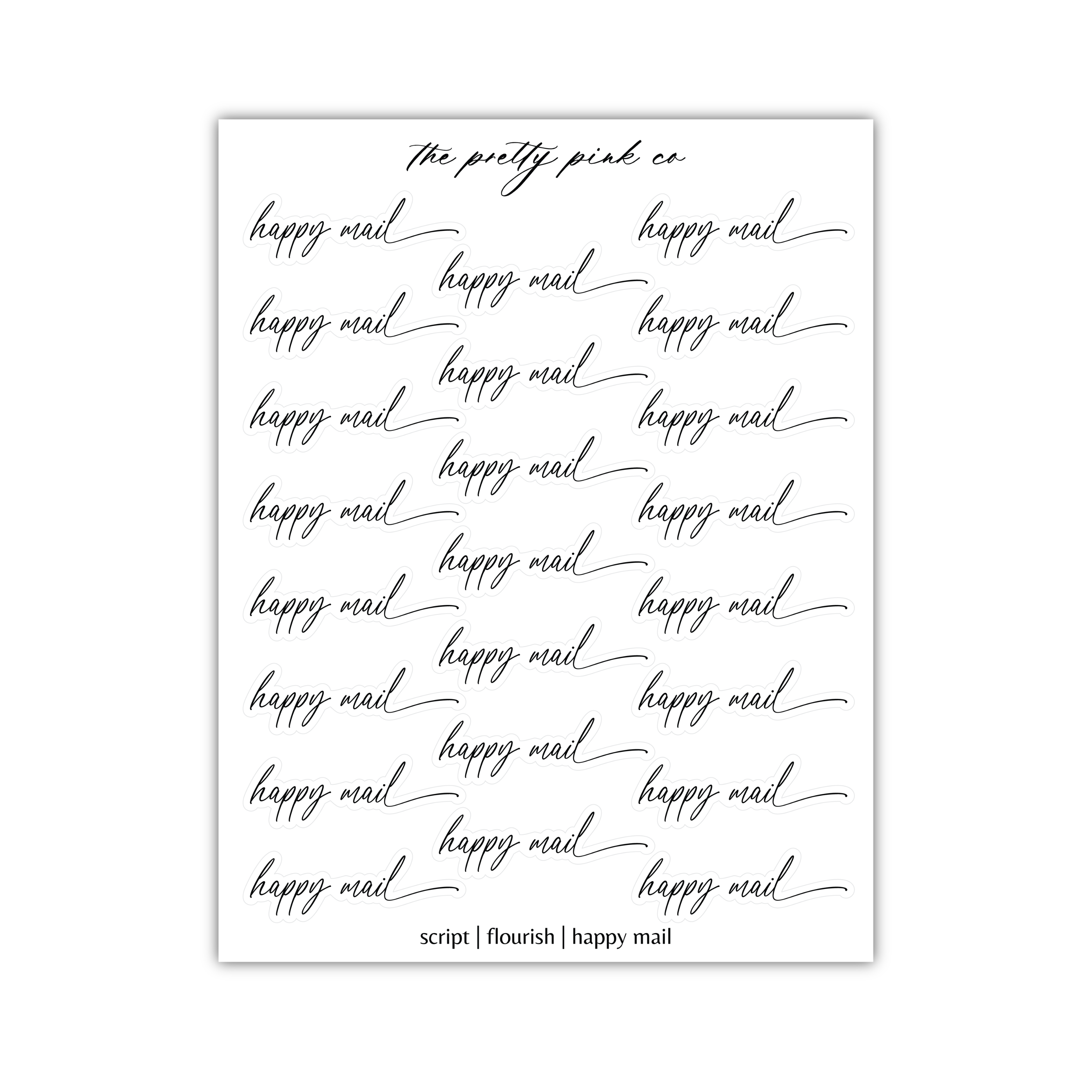 a handwritten happy new year card with the words happy new year written in cu