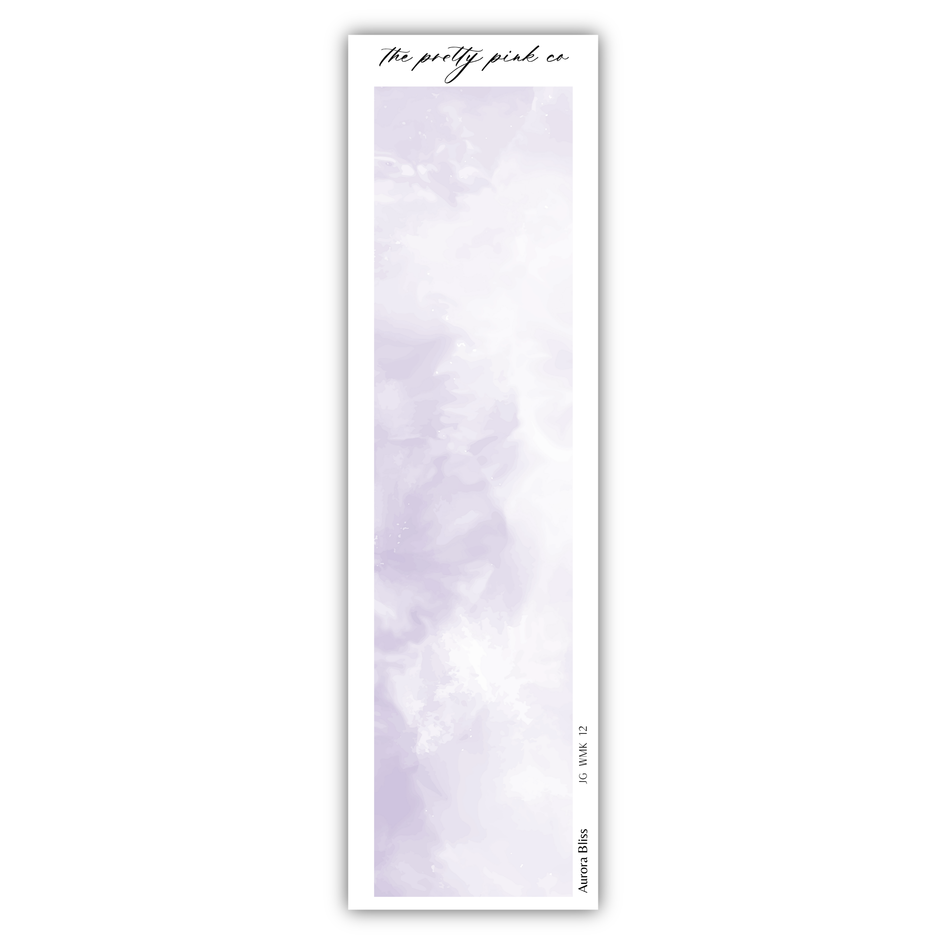 a white bookmark with the words, my life is in the clouds