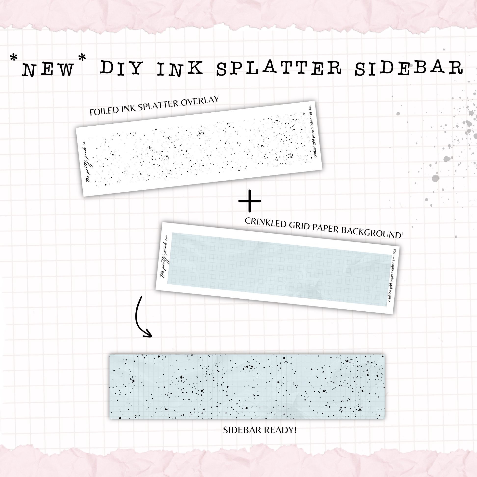 a diagram of how to make a new diy ink splatter slider