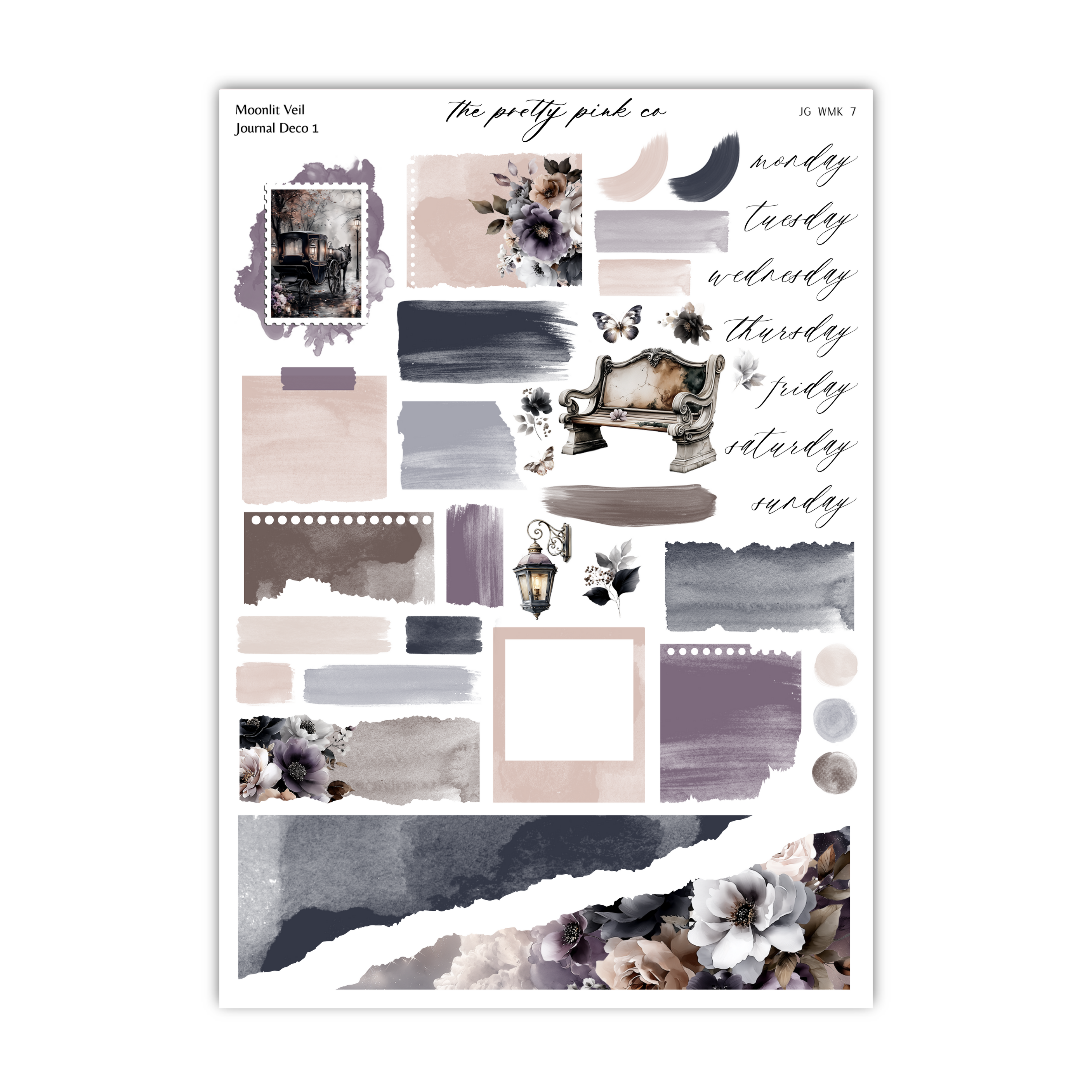 The image is a collage of various artistic elements, including floral designs, abstract shapes, and text. The collage appears to be a creative and visually appealing composition, but it does not contain any specific information about the content or context of the images.