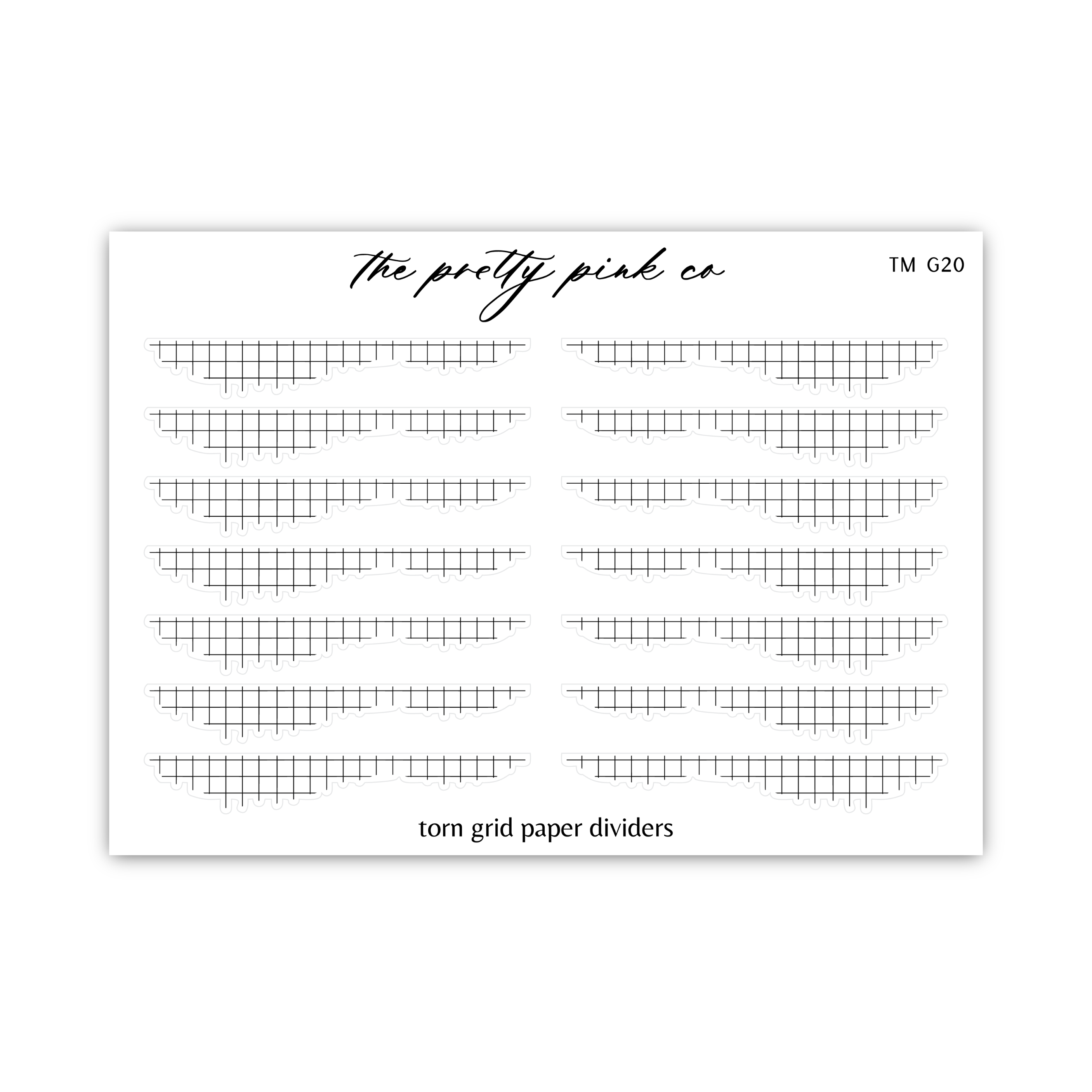 a printable grid paper with the words the pretty place on it