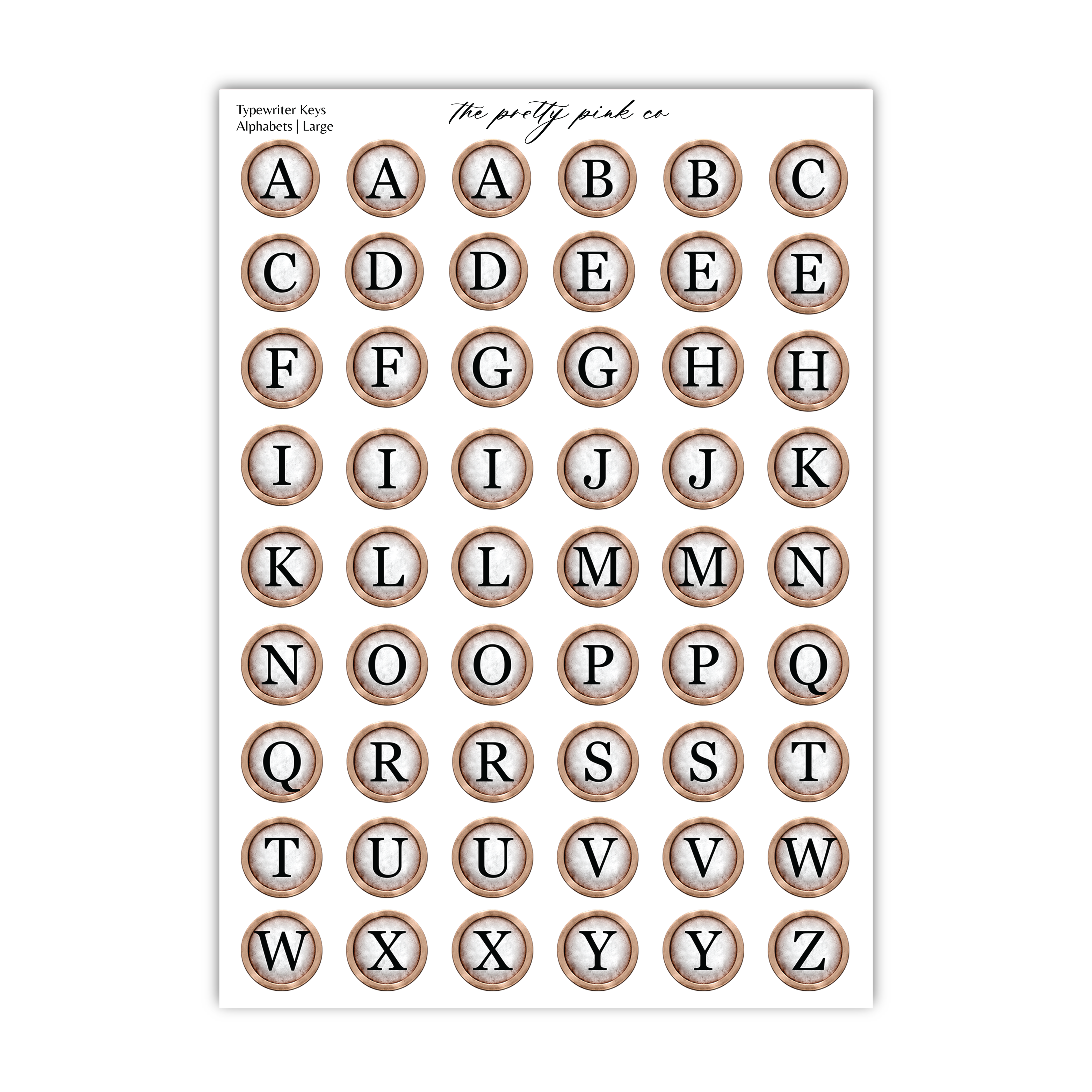 a collection of circular buttons or icons representing the alphabet, with each letter from A to Z visible.