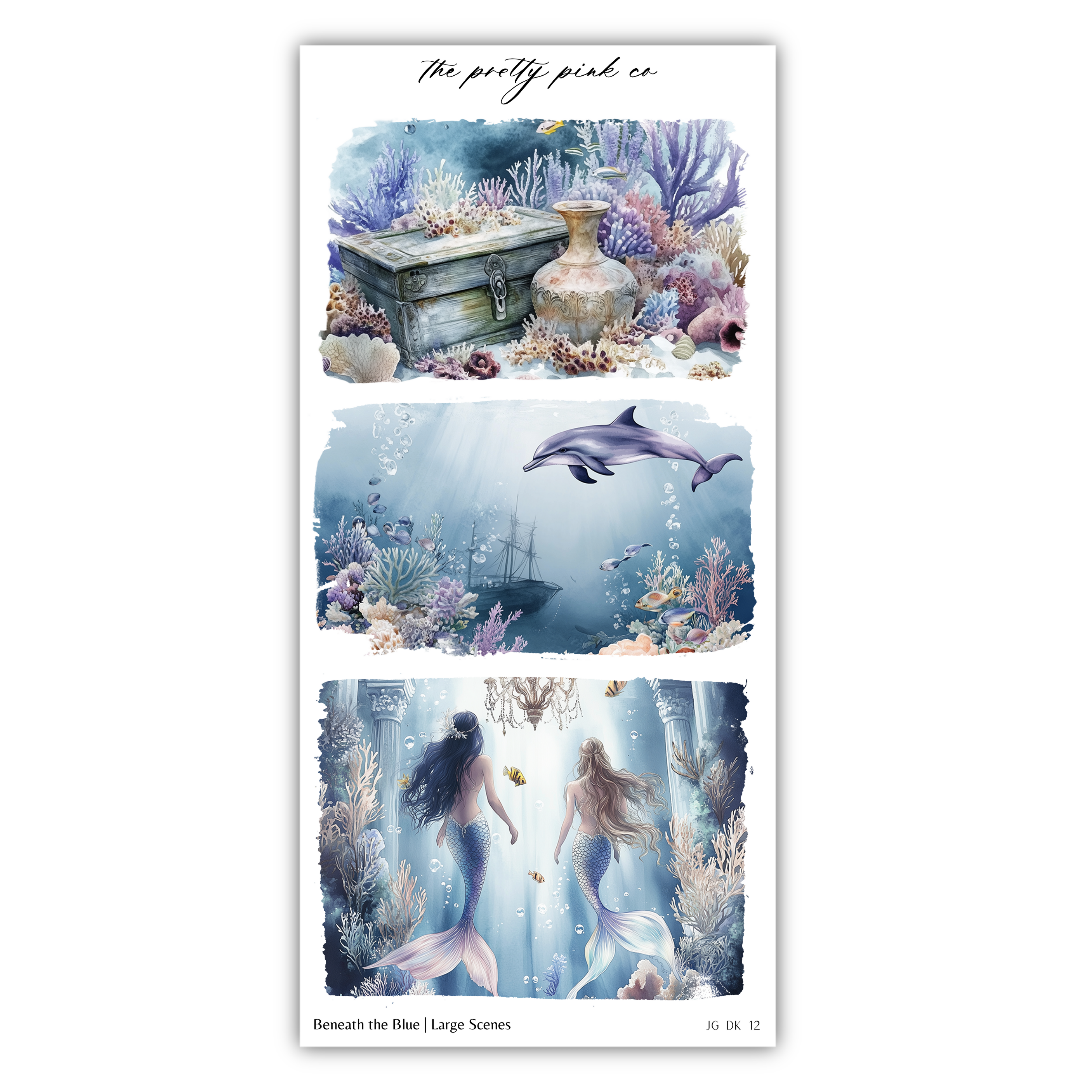 a picture of a mermaid and a dolphin