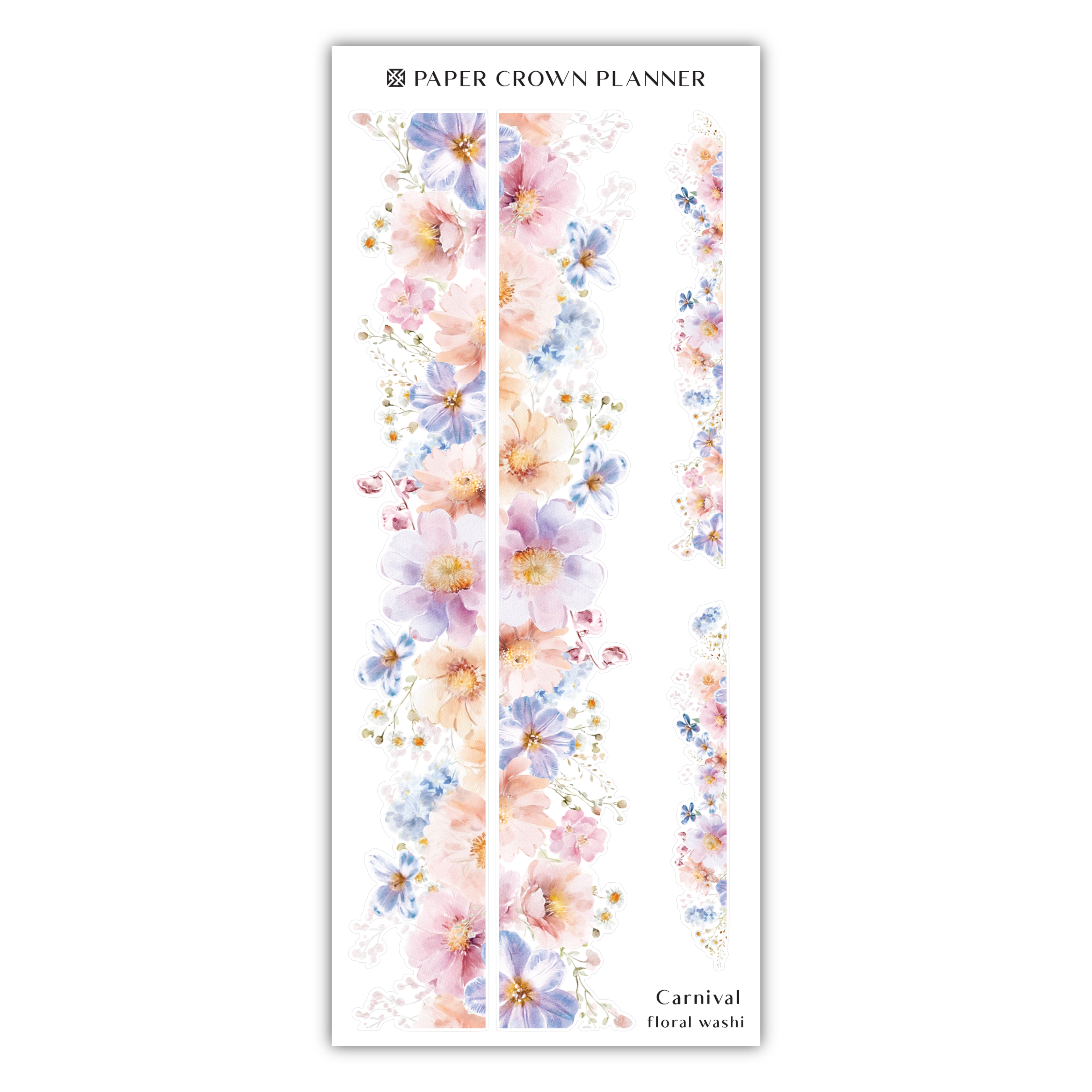 a bookmark with flowers on it