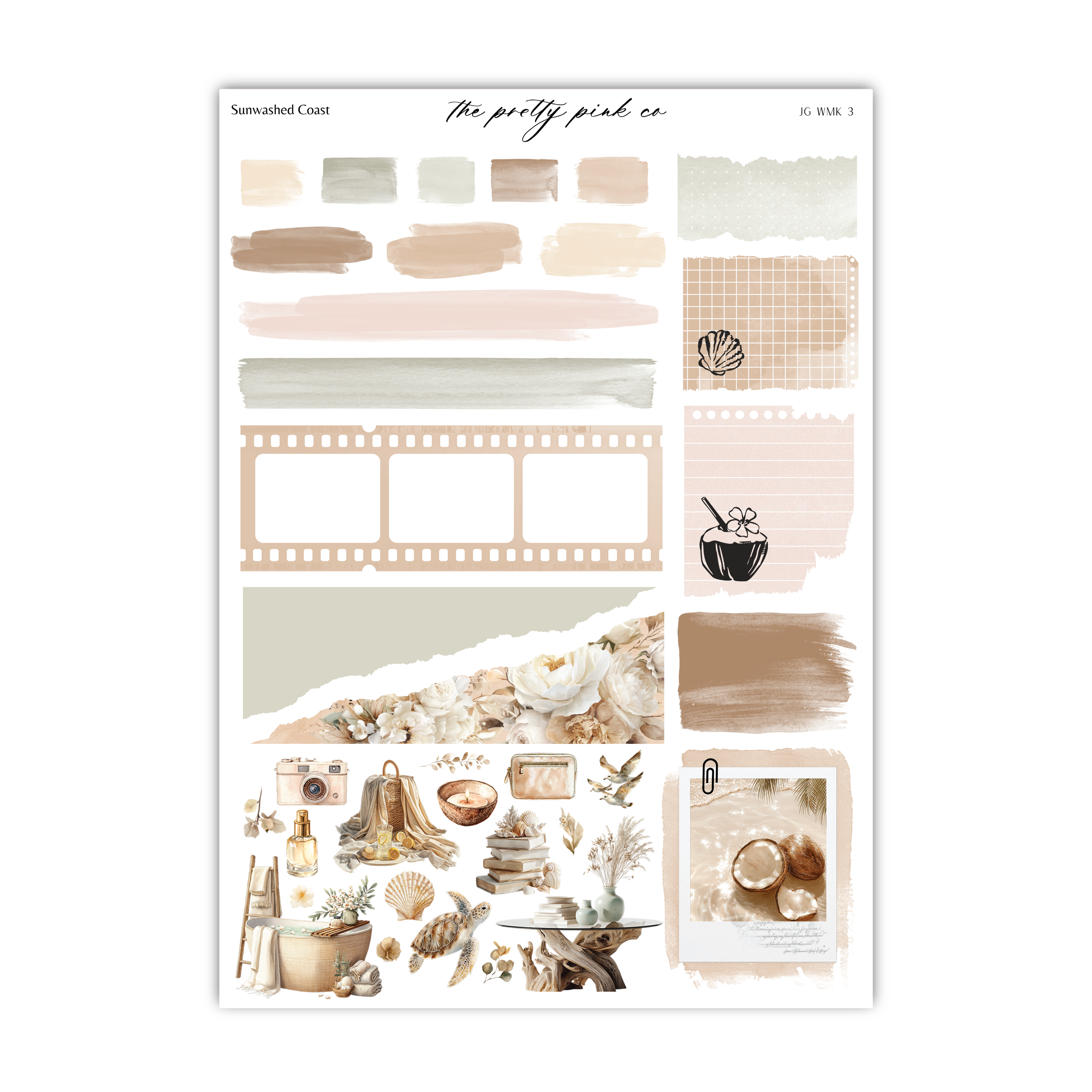 The image is a collection of various elements, including a film strip, a collage of different objects, and a photograph, all arranged in a visually appealing manner.