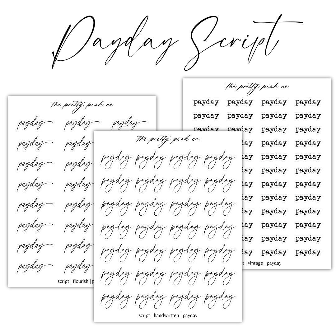 a set of three handwriting samples with the words daddy's script in curs