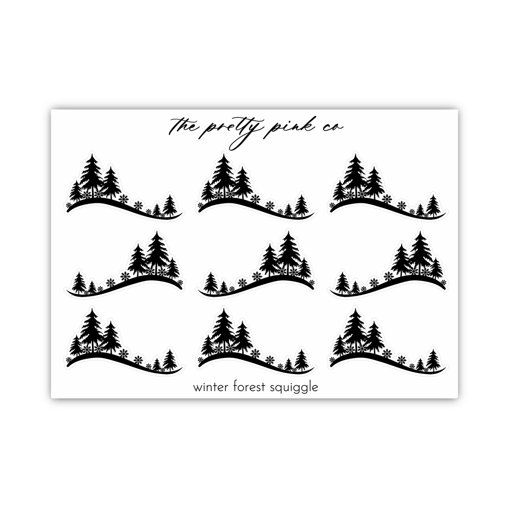 a set of stamps with trees on them