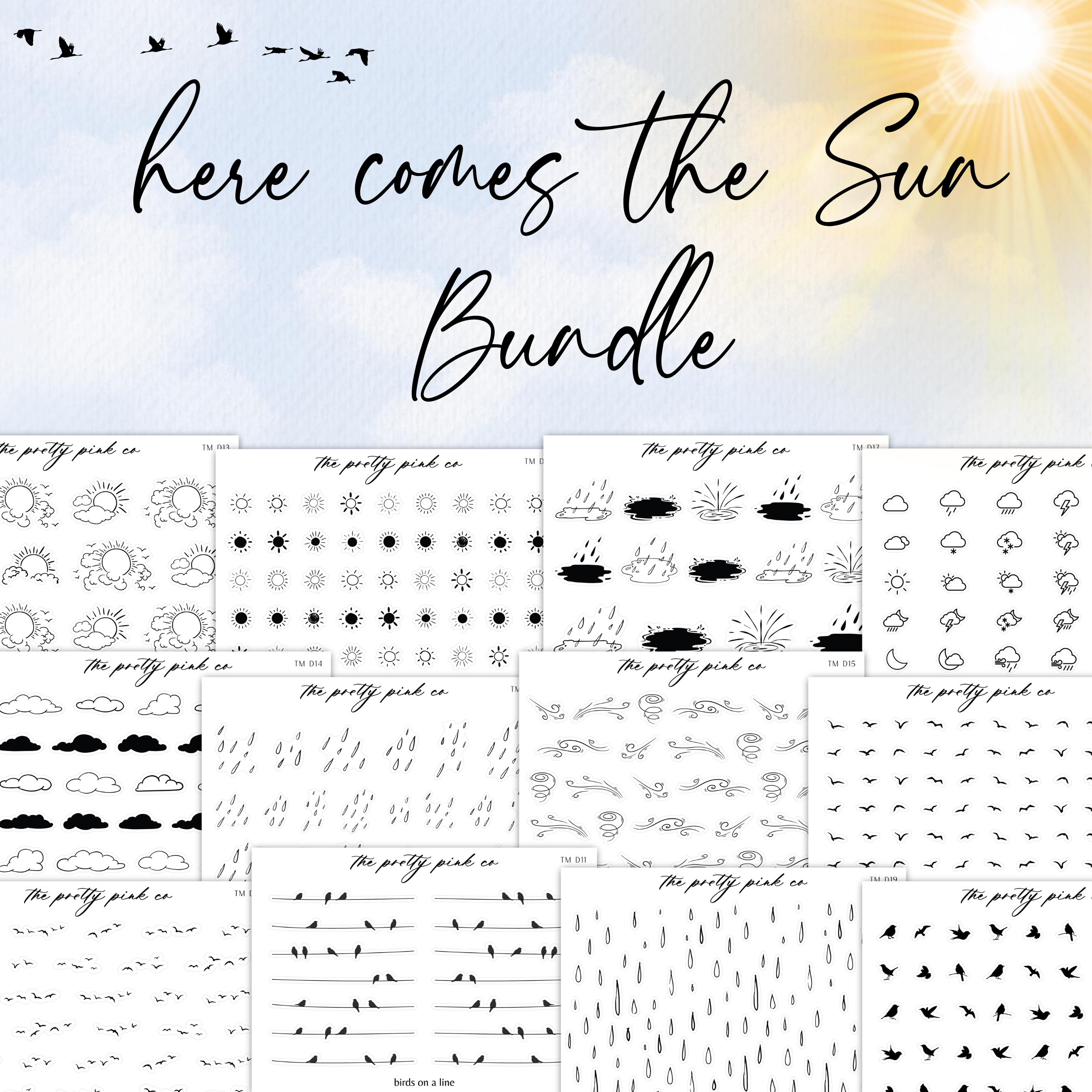 a large collection of handwritten font and symbols