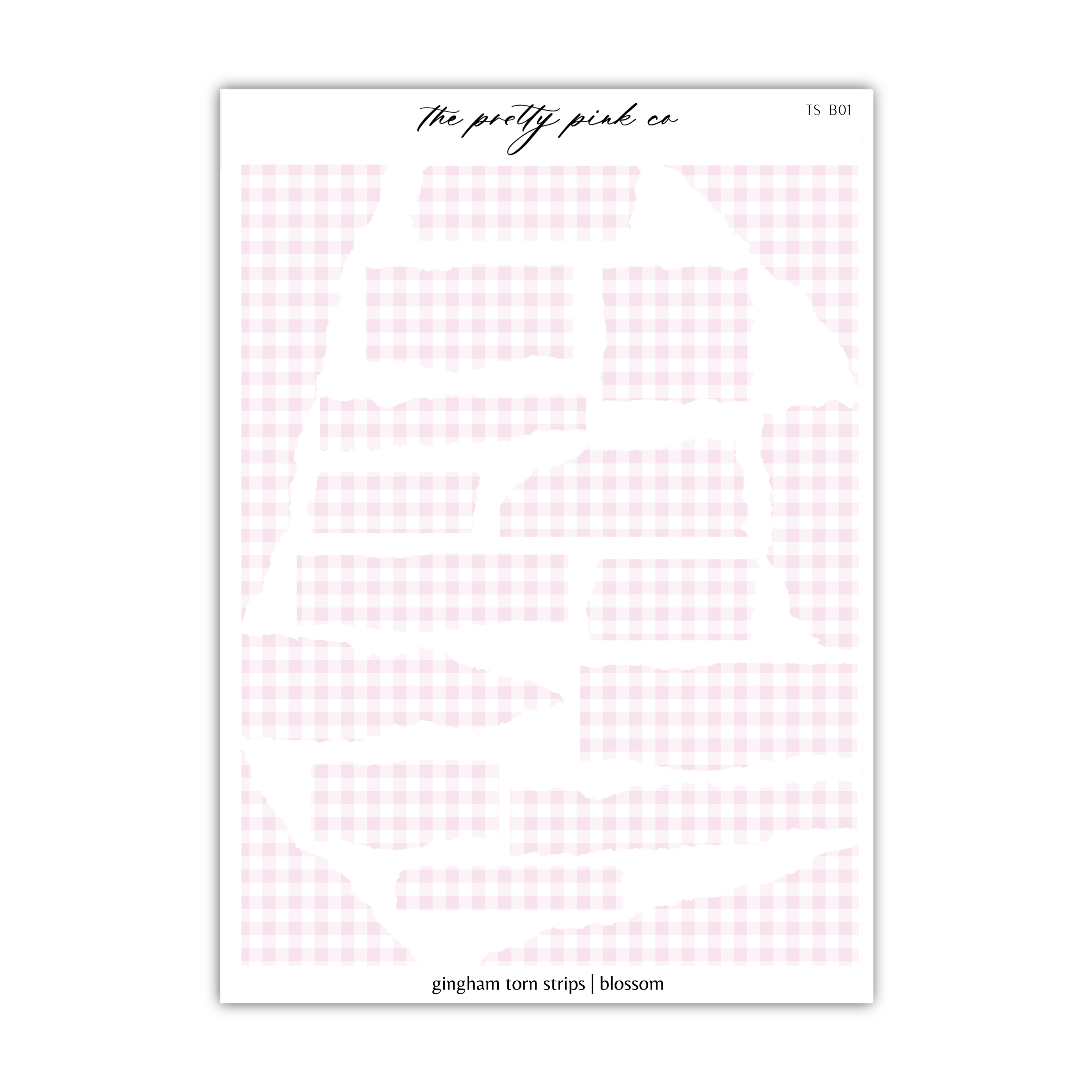 a pink and white gingham pattern with the words, the pretty girl on