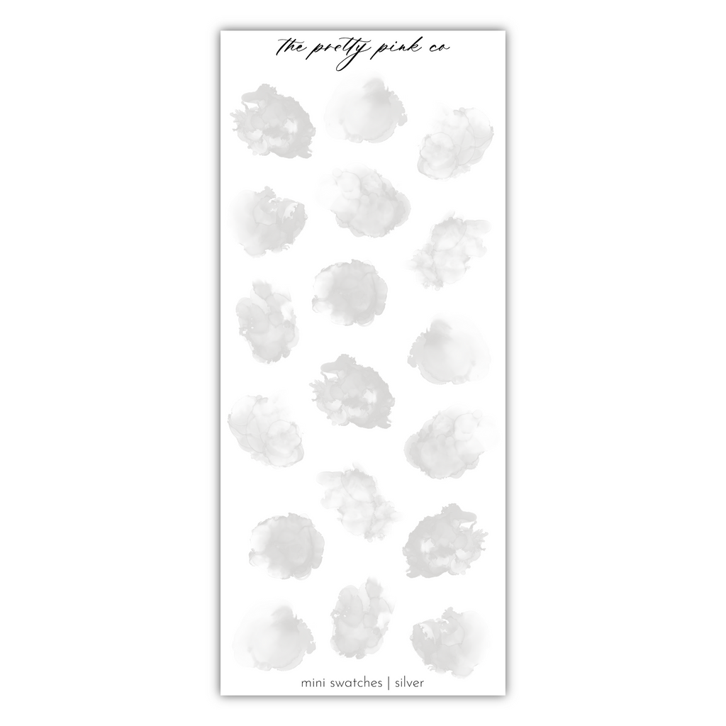 a white sticker with white flowers on it