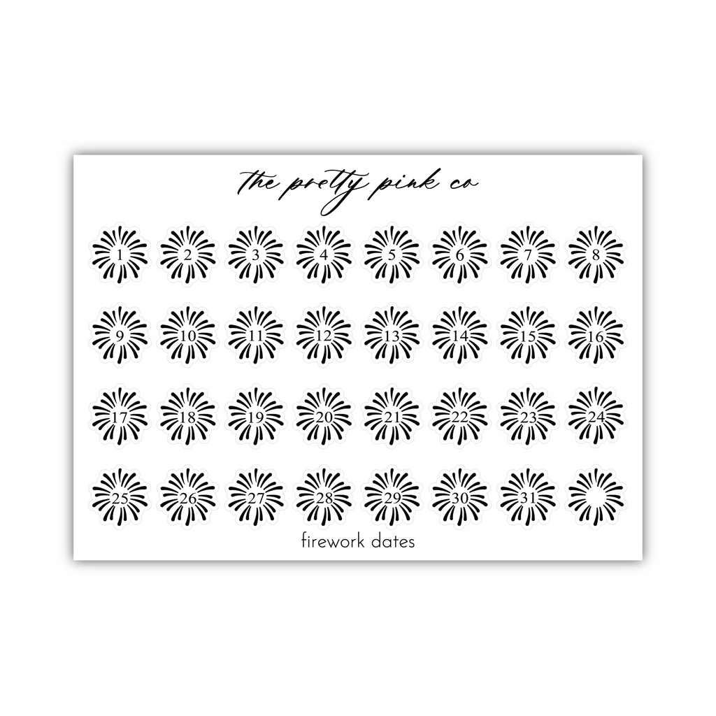 a sheet of black and white nail art stickers