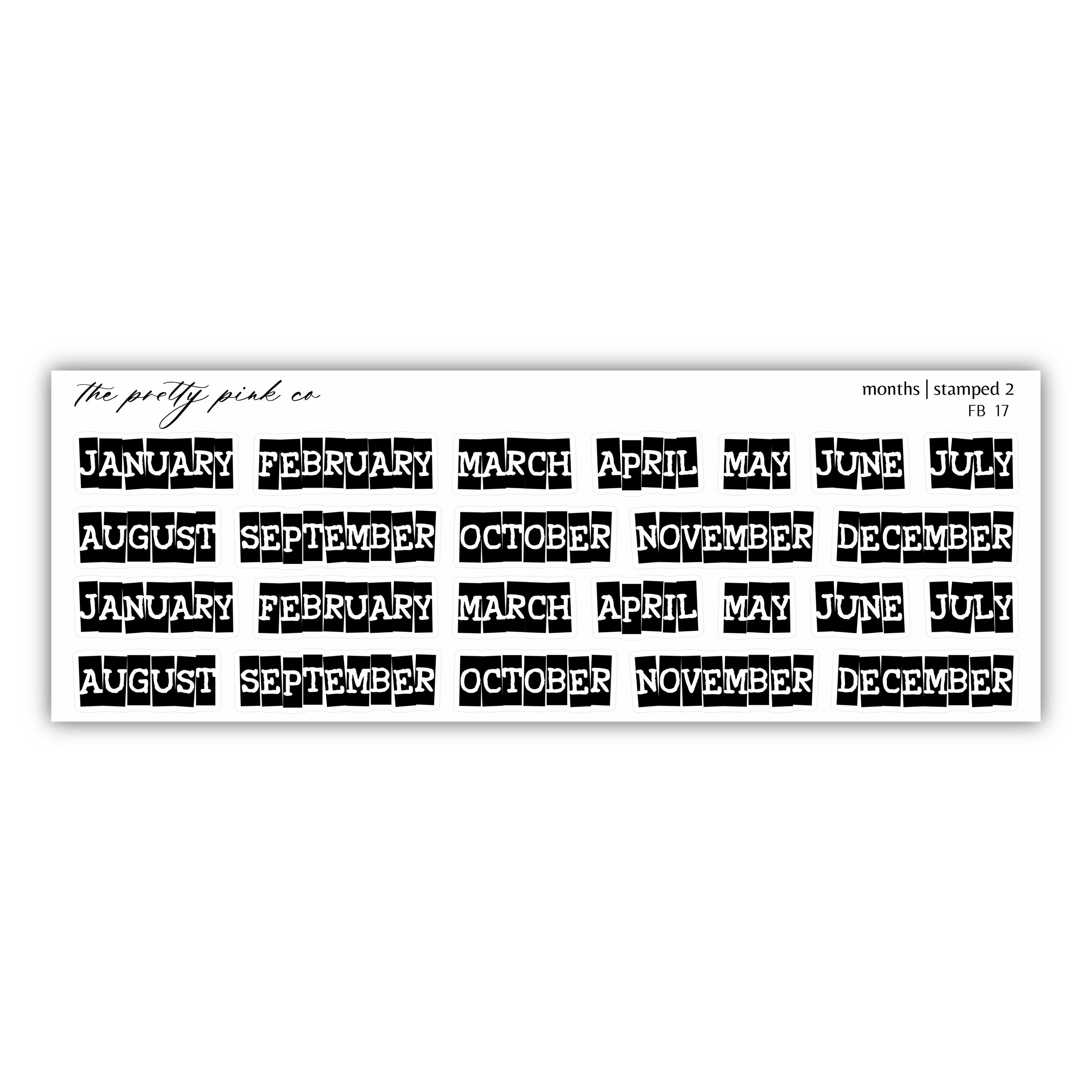a black and white sticker with words on it