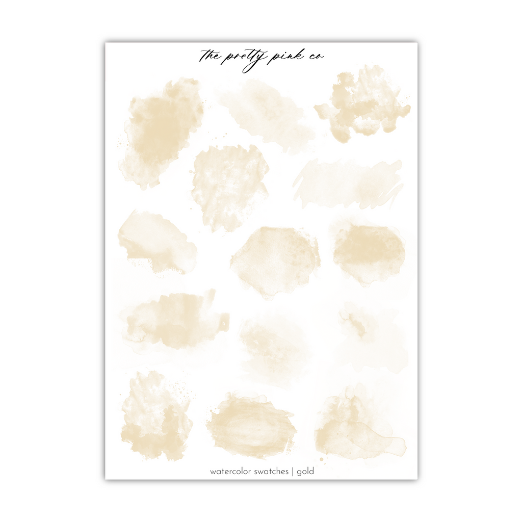 a sheet of watercolor paint on a white background