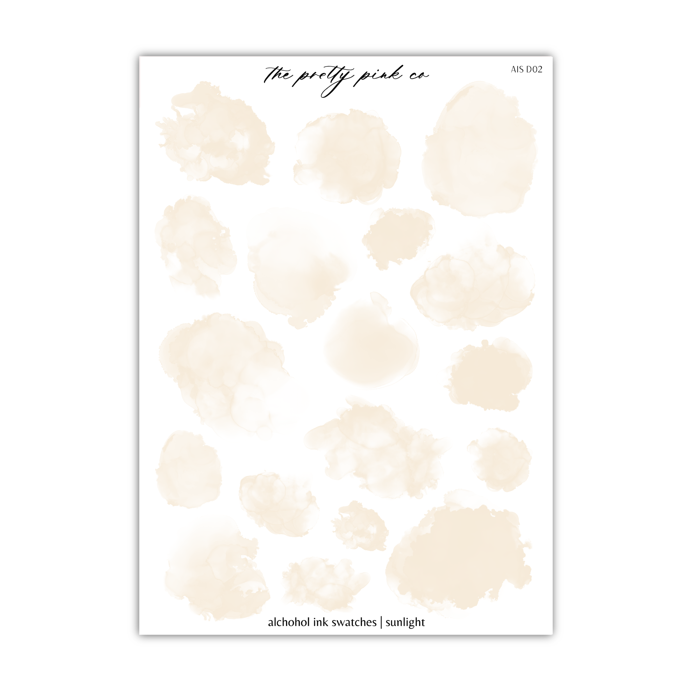 a sheet of white watercolor paint on a white background