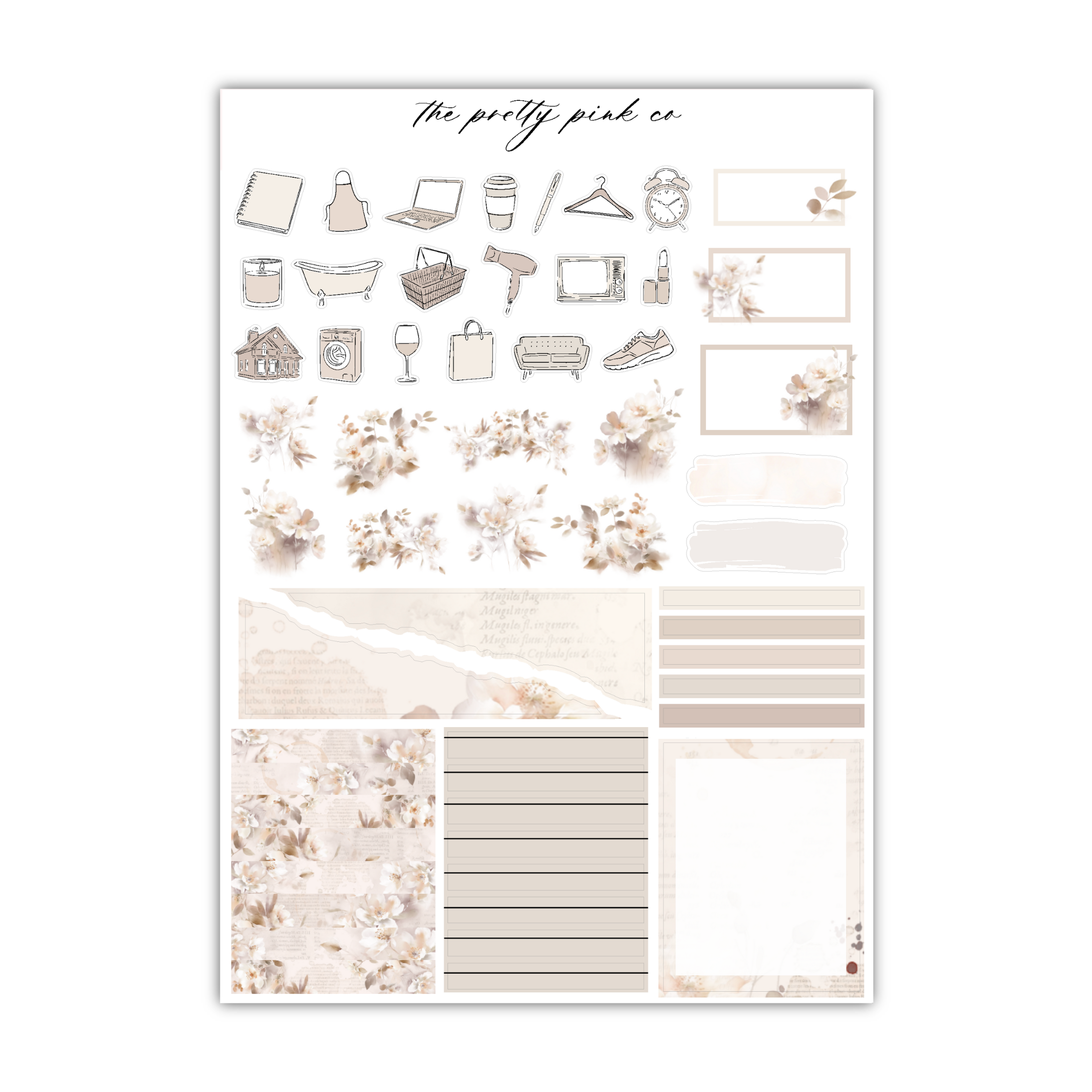 Inner Pages | Foiled Weekly Kit